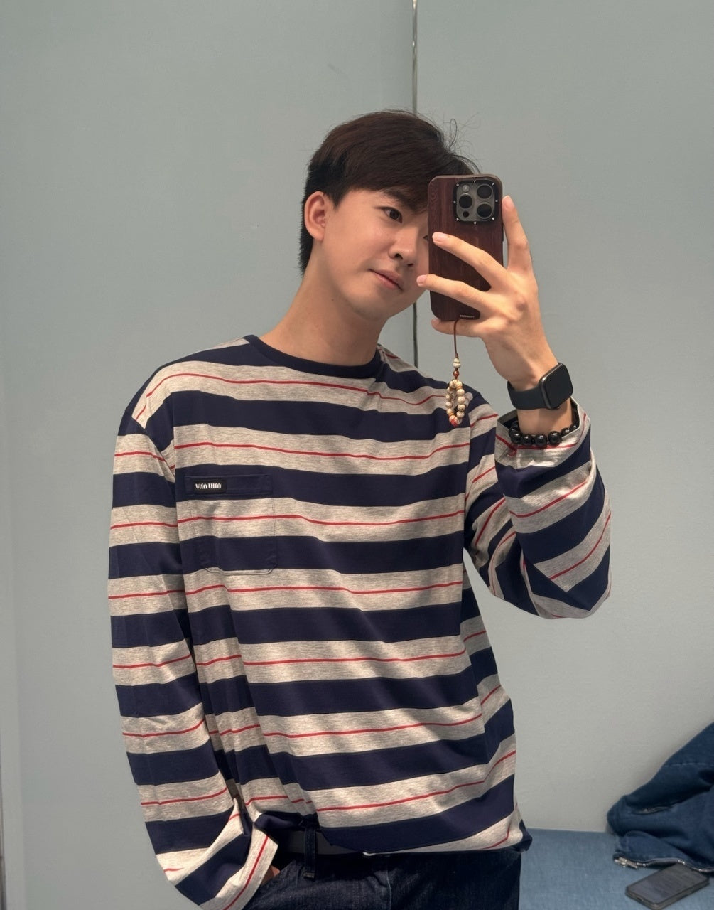 Acne Studios Cotton Striped Long Sleeve T-Shirt