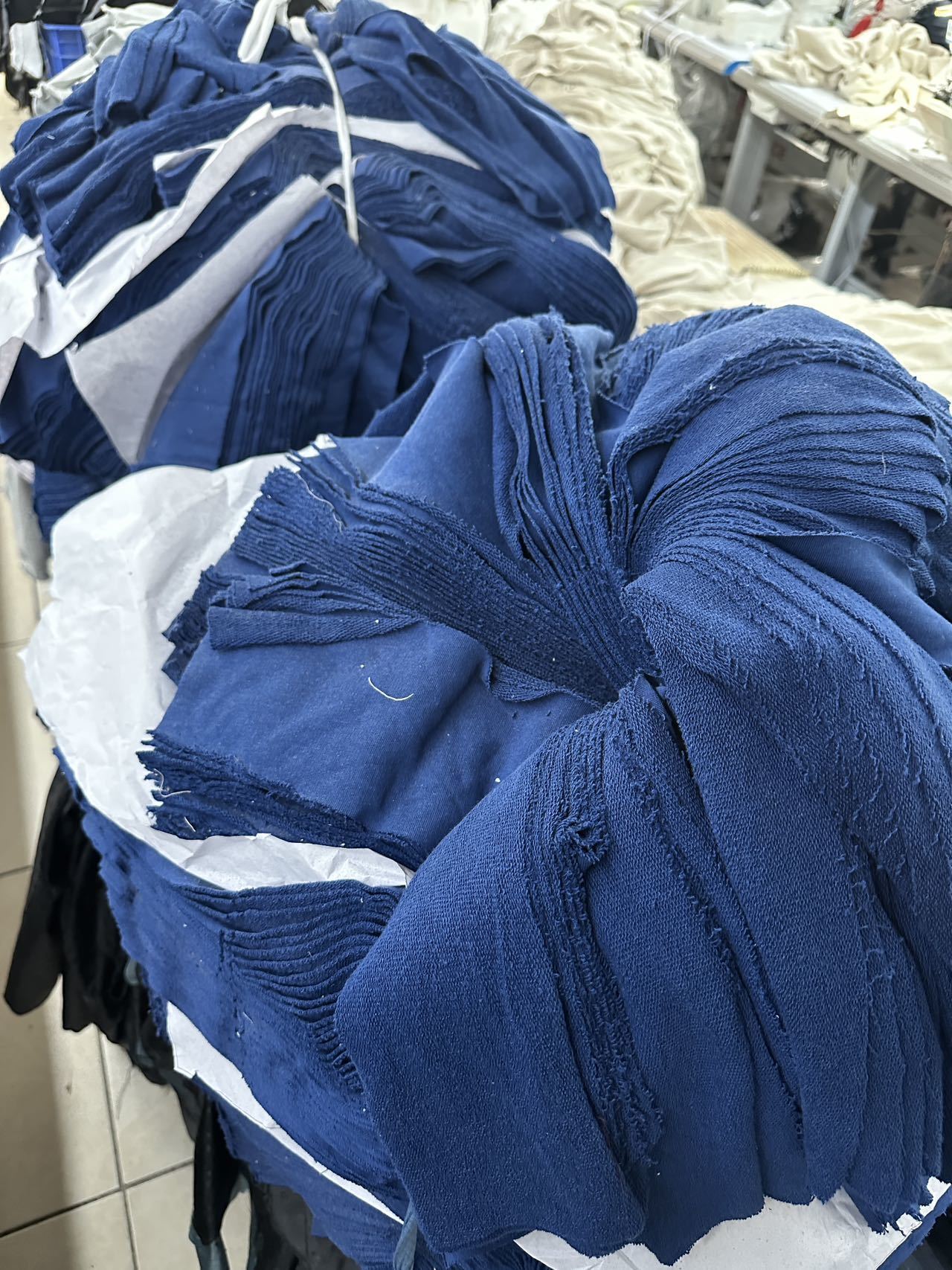 Acne Studios Washed Distressed Klein Blue Sweatshirt