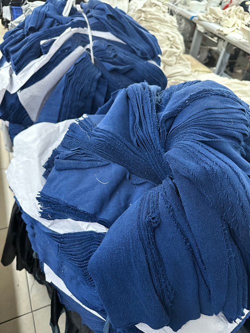 Acne Studios Washed Distressed Klein Blue Sweatshirt