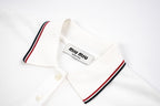 Miu Miu Solid Color Embroidered Logo Long Sleeve Polo