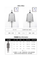 Miu Miu Gray Long Sleeve T-Shirt