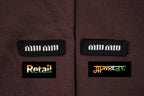 Miu Miu Brown Striped Long Sleeve Polo