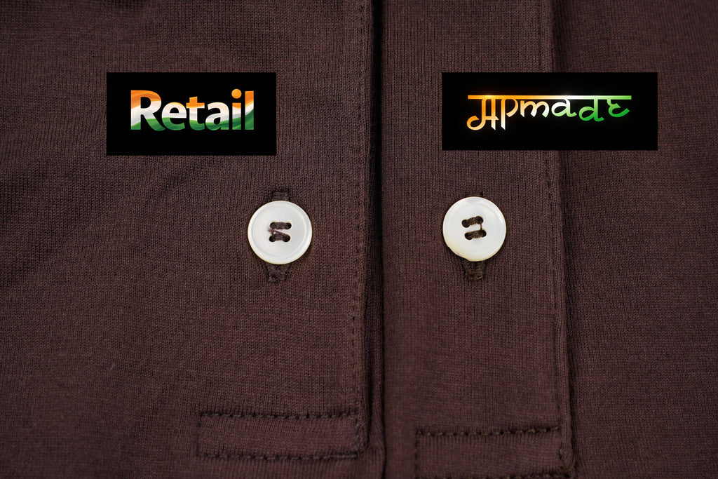 Miu Miu Brown Striped Long Sleeve Polo