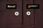 Miu Miu Brown Striped Long Sleeve Polo