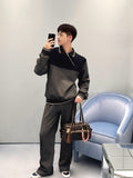 Miu Miu Contrast Color Side-Zip Sweatshirt