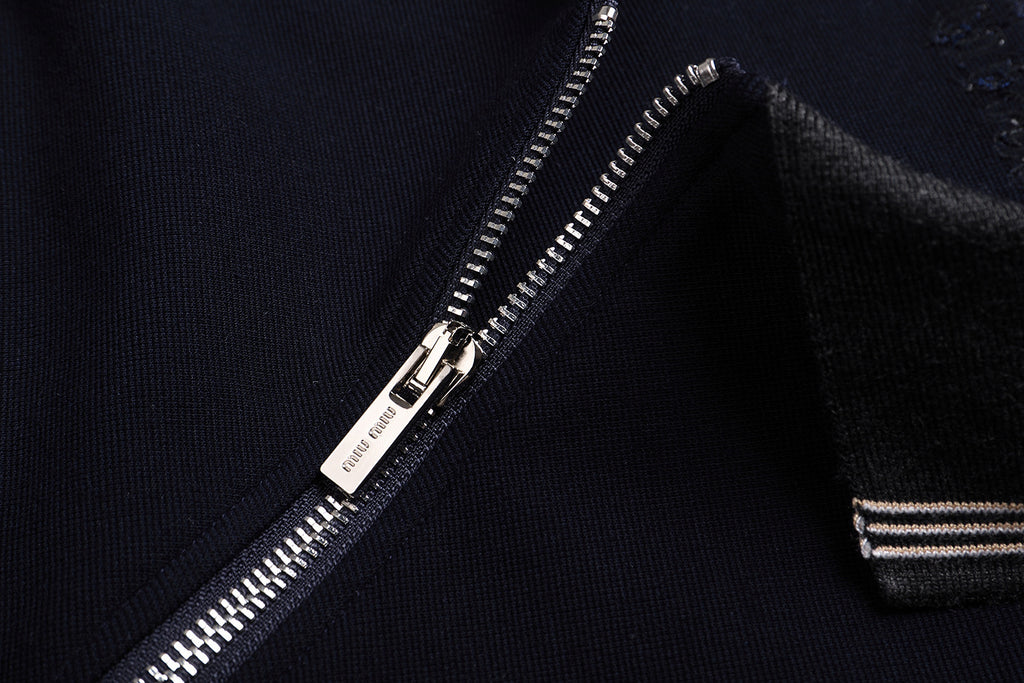 Miu Miu Contrast Color Side-Zip Sweatshirt