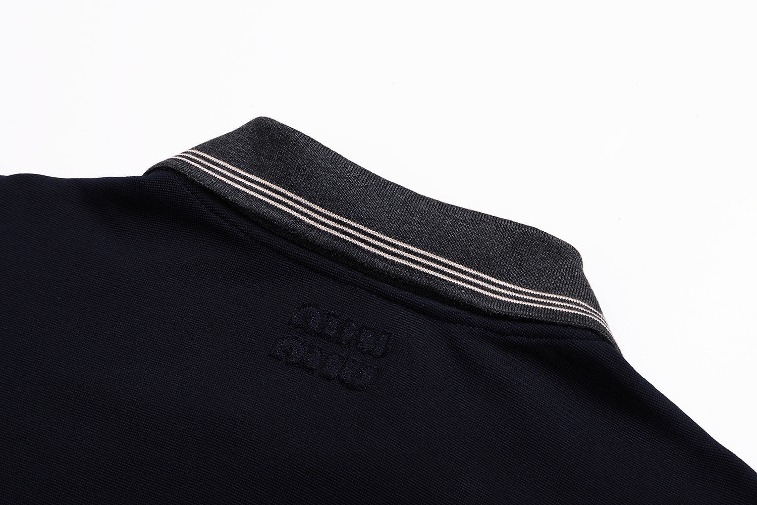 Miu Miu Contrast Color Side-Zip Sweatshirt