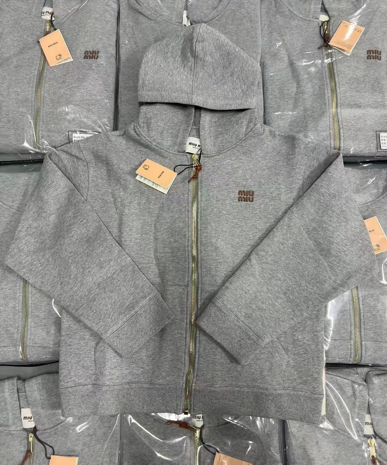 Miu Miu Jersey Hooded Jacket