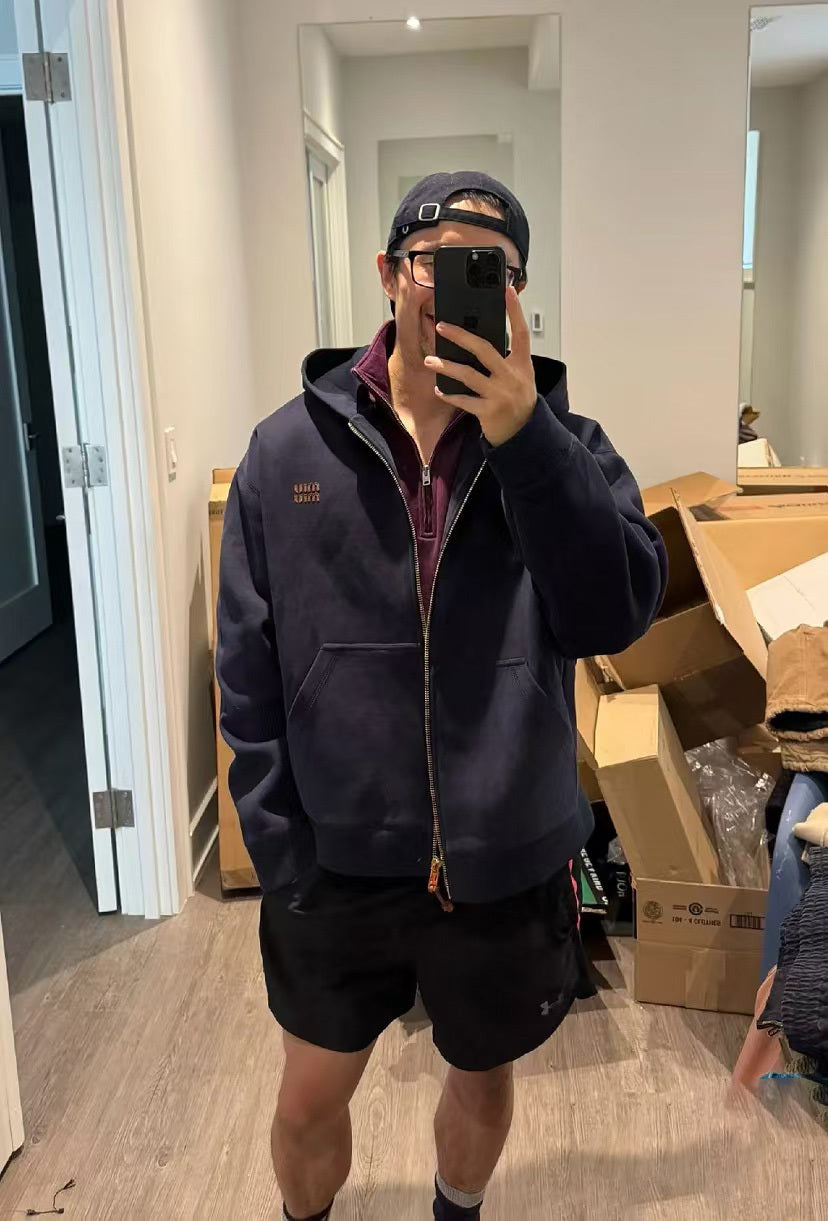 Miu Miu Jersey Hooded Jacket