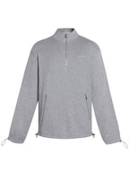Miu Miu Stand-Up Collar Long Sleeve Sweatshirt
