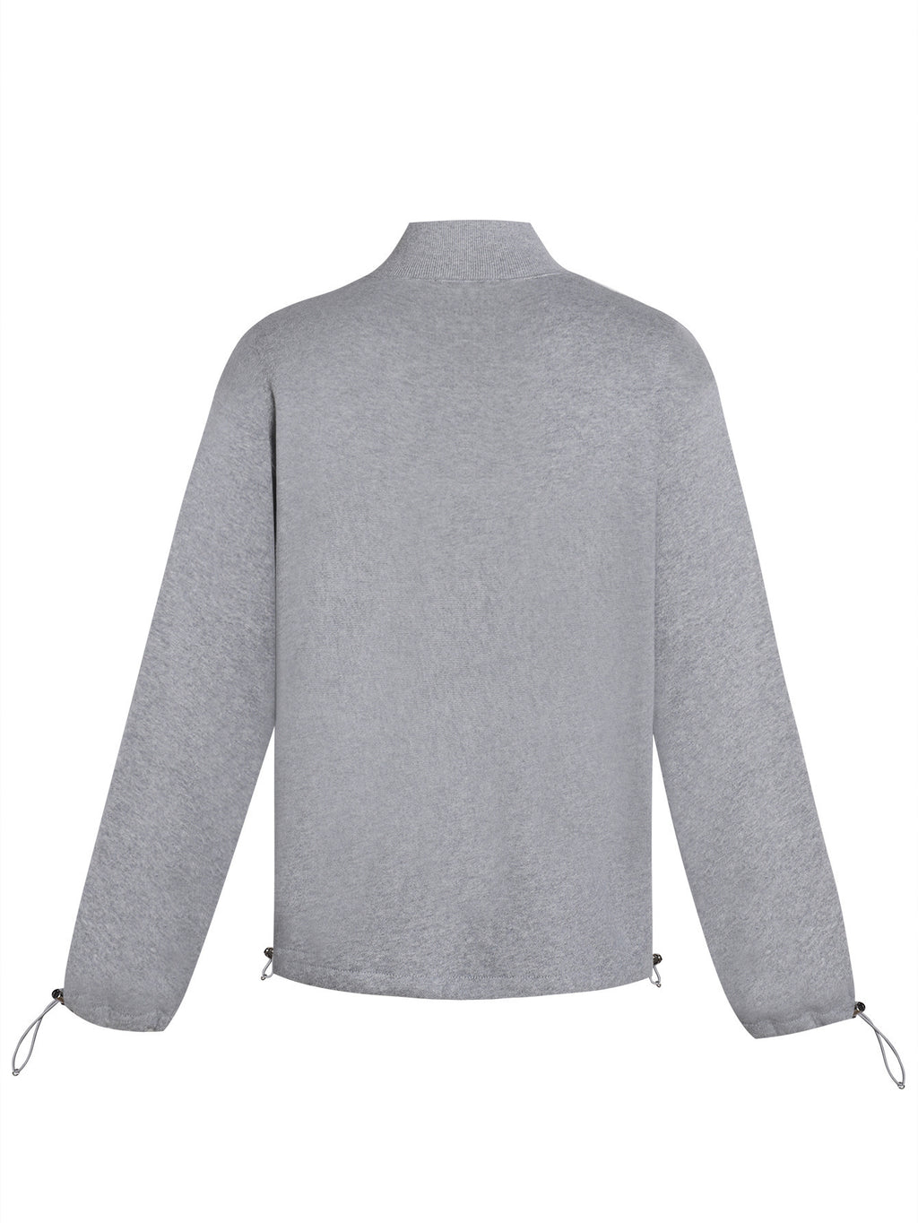 Miu Miu Stand-Up Collar Long Sleeve Sweatshirt