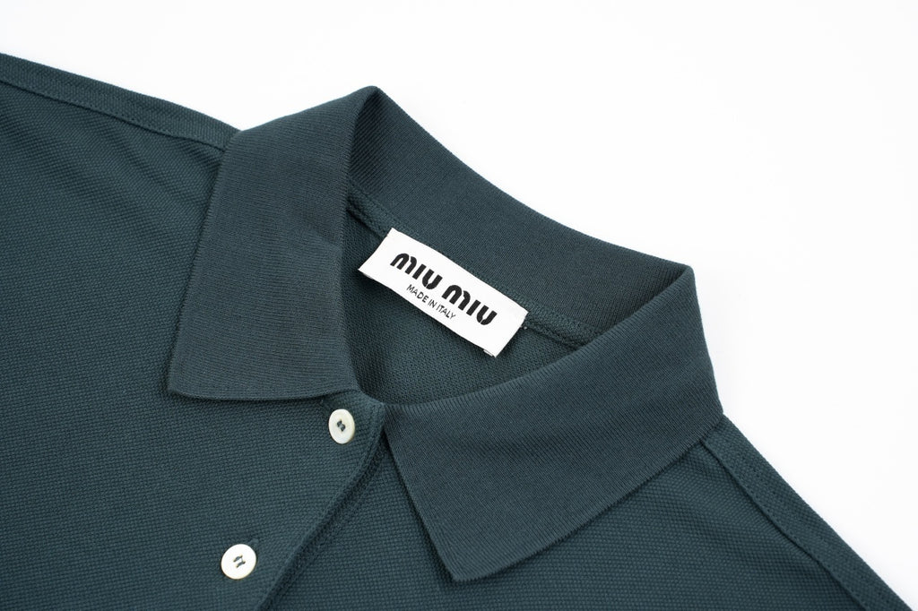 Miu Miu Polo Long Sleeve T-Shirt