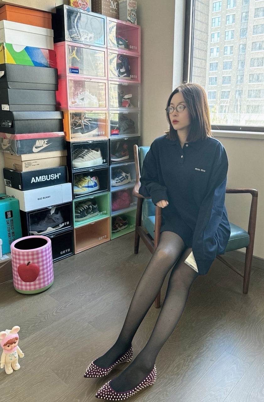 Miu Miu Polo Long Sleeve T-Shirt