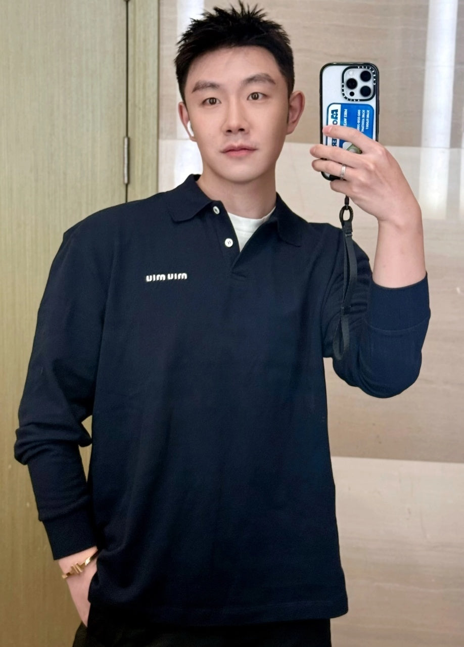 Miu Miu Polo Long Sleeve T-Shirt
