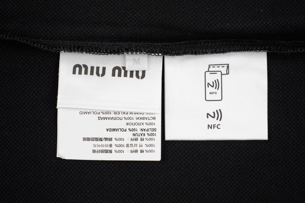 Miu Miu Polo Long Sleeve T-Shirt