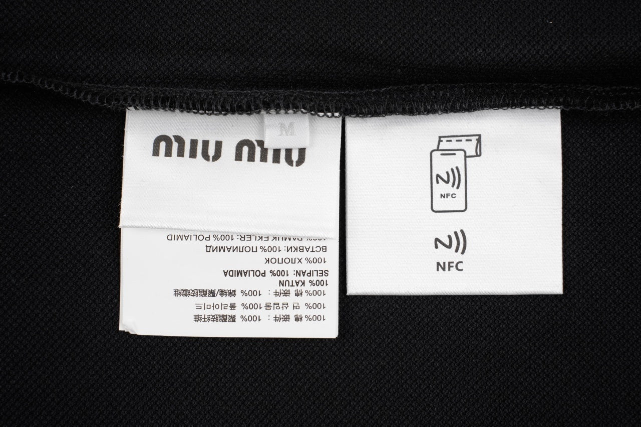 Miu Miu Polo Long Sleeve T-Shirt