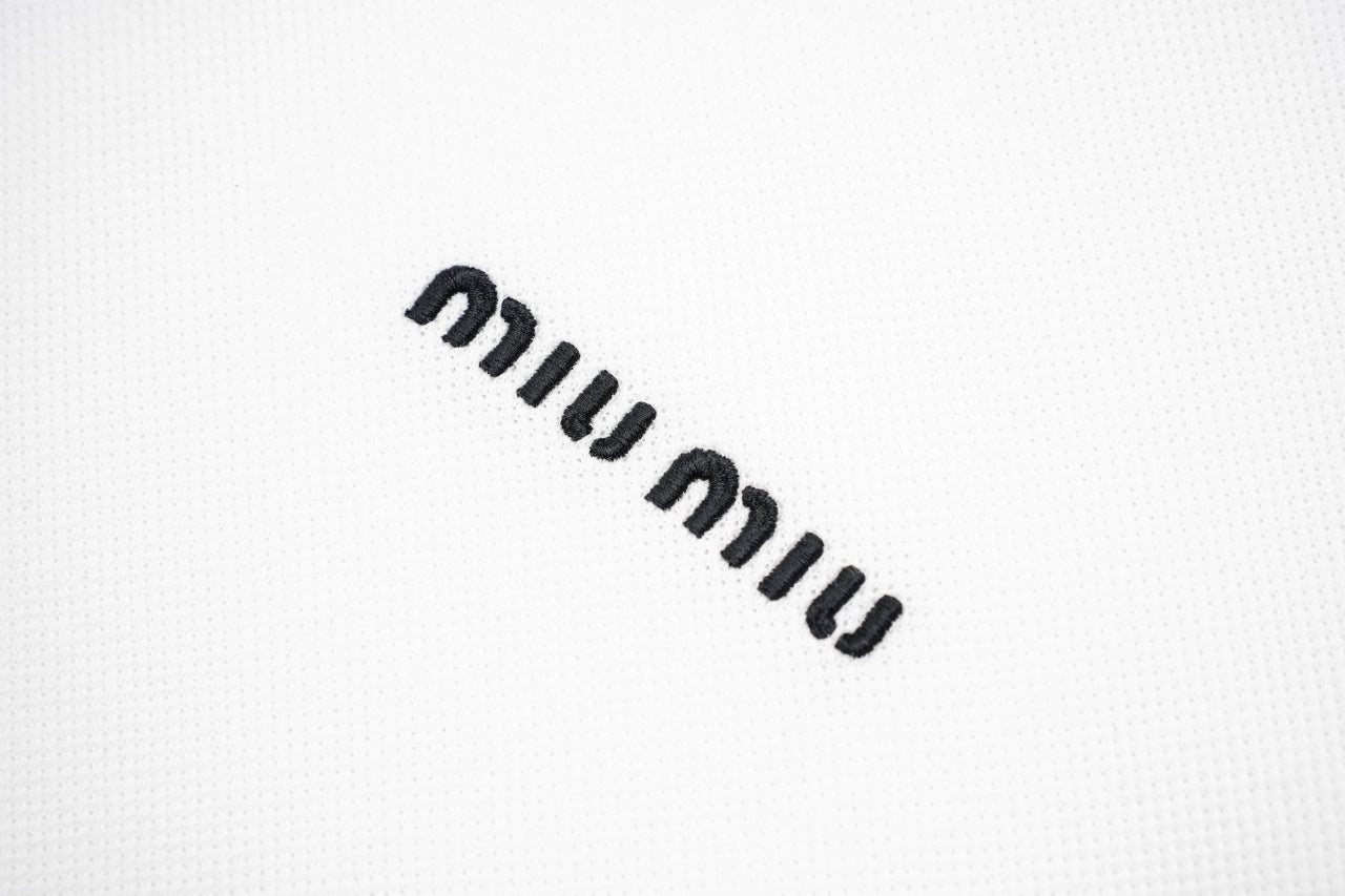 Miu Miu Polo Long Sleeve T-Shirt