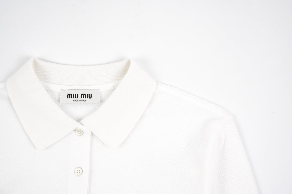 Miu Miu Polo Long Sleeve T-Shirt
