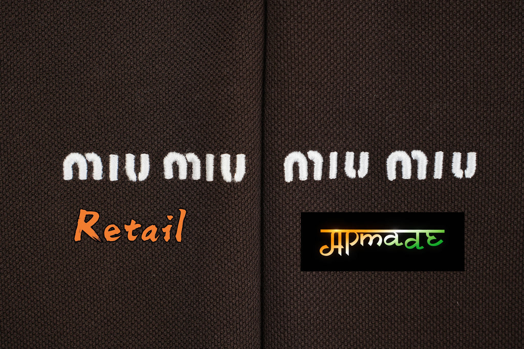 Miu Miu Polo Long Sleeve T-Shirt