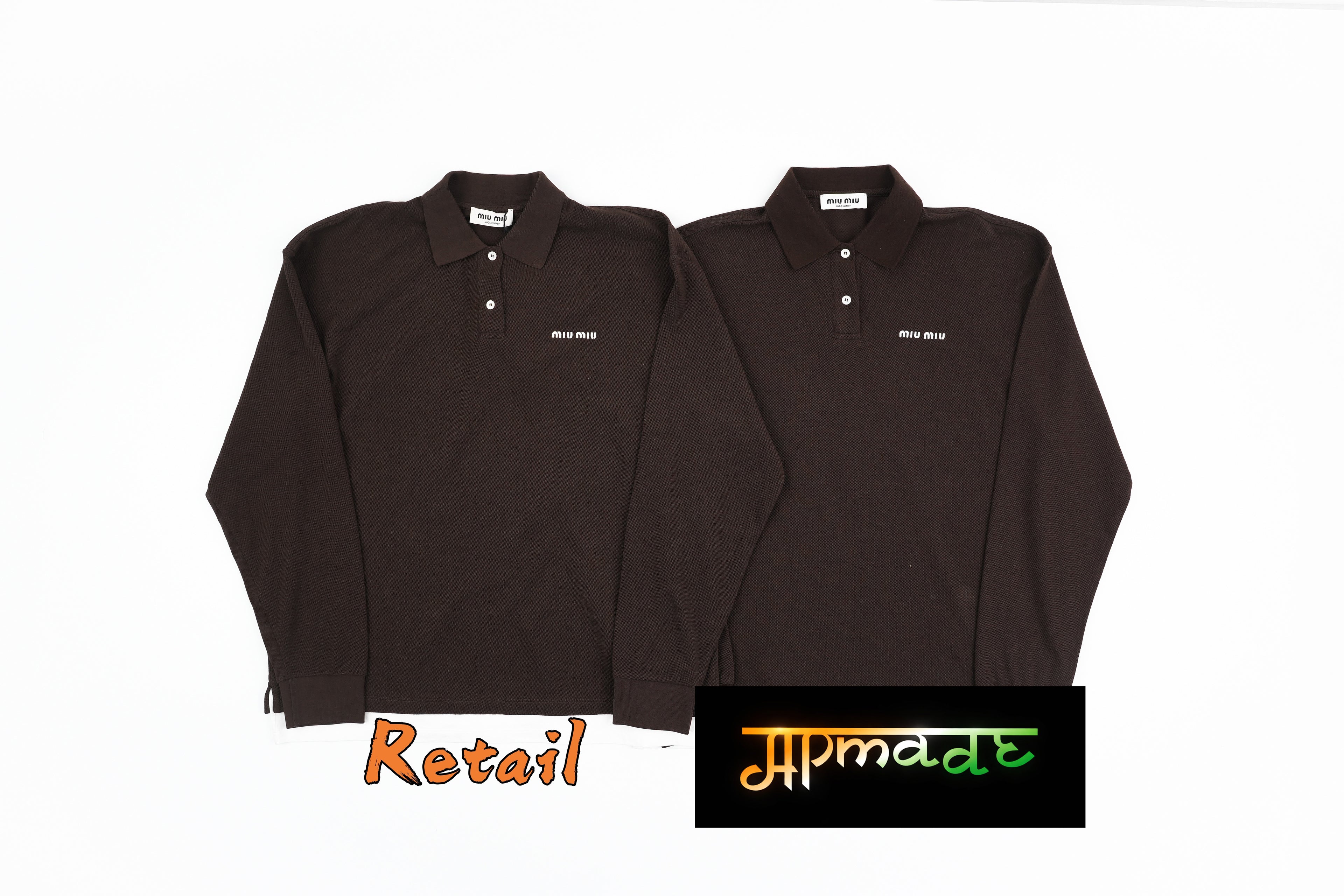 Miu Miu Polo Long Sleeve T-Shirt