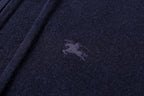 Burberry Wool Blend Zipper Hooded Embroidered Jacket