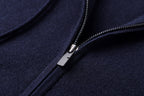 Burberry Wool Blend Zipper Hooded Embroidered Jacket