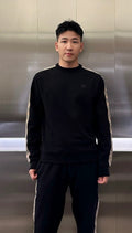 Burberry Ribbed Black Sweatshirt