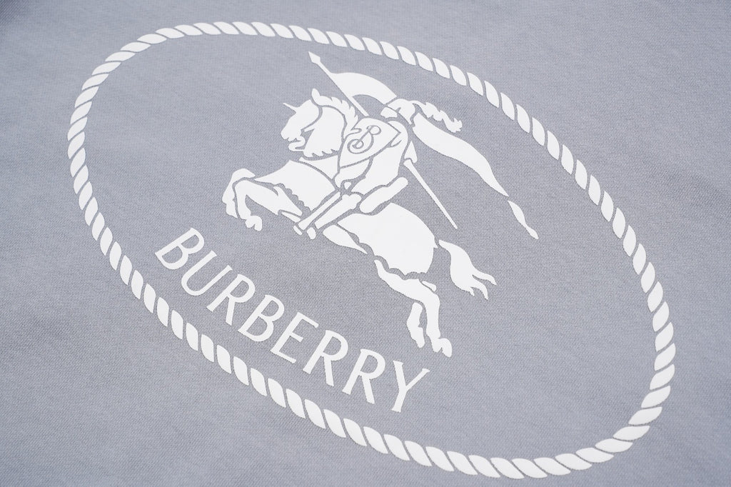 Burberry Embroidered Zip Hoodie