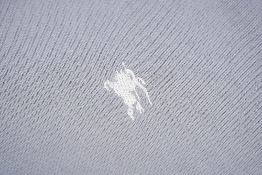 Burberry Embroidered Zip Hoodie
