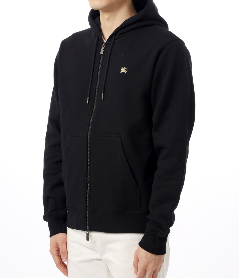 Burberry Embroidered Zip Hoodie