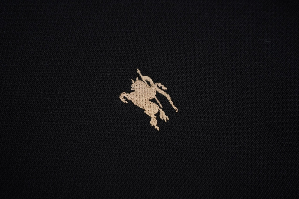 Burberry Embroidered Zip Hoodie