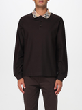 Burberry Black Long-Sleeved Polo T-Shirt