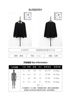 Burberry Black Long-Sleeved Polo T-Shirt