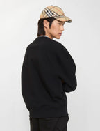 Burberry Colorful War Horse Embroidered Crew Neck Sweatshirt