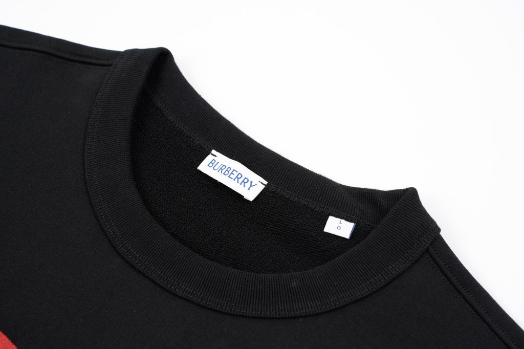 Burberry Colorful War Horse Embroidered Crew Neck Sweatshirt