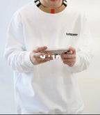 Burberry Splicing Round Neck Sweatshirt