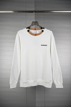 Burberry Splicing Round Neck Sweatshirt