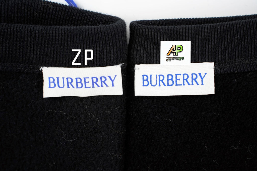Burberry Flocked Logo Cotton-Blend Crewneck Sweatshirt