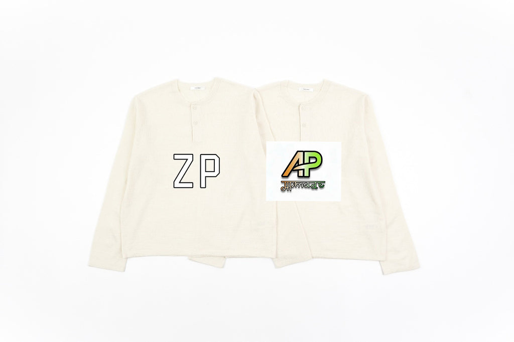 Burberry Cashmere Henley Collar Long Sleeve T-Shirt