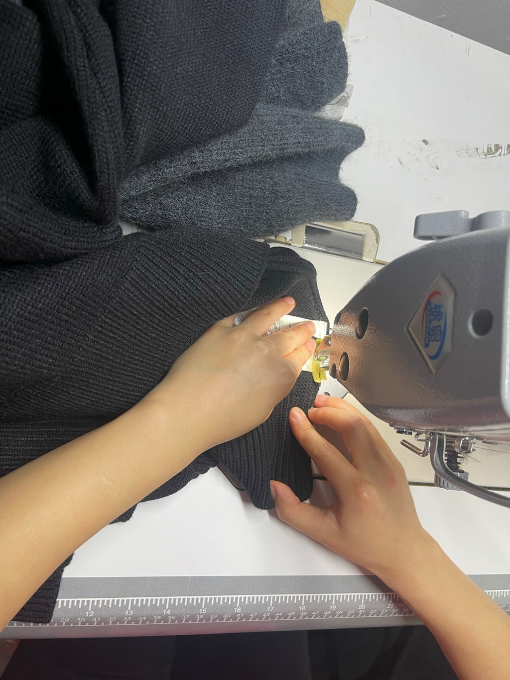 Fendi Embroidered Logo Knitwear Sweatshirt