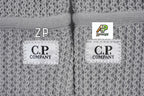 C.P. Company Sleeve Round Logo Knit Hooded Jacket