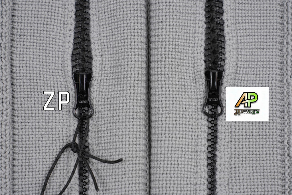 C.P. Company Sleeve Round Logo Knit Hooded Jacket