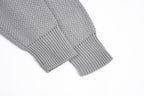 C.P. Company Sleeve Round Logo Knit Hooded Jacket