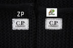 C.P. Company Sleeve Round Logo Knit Hooded Jacket