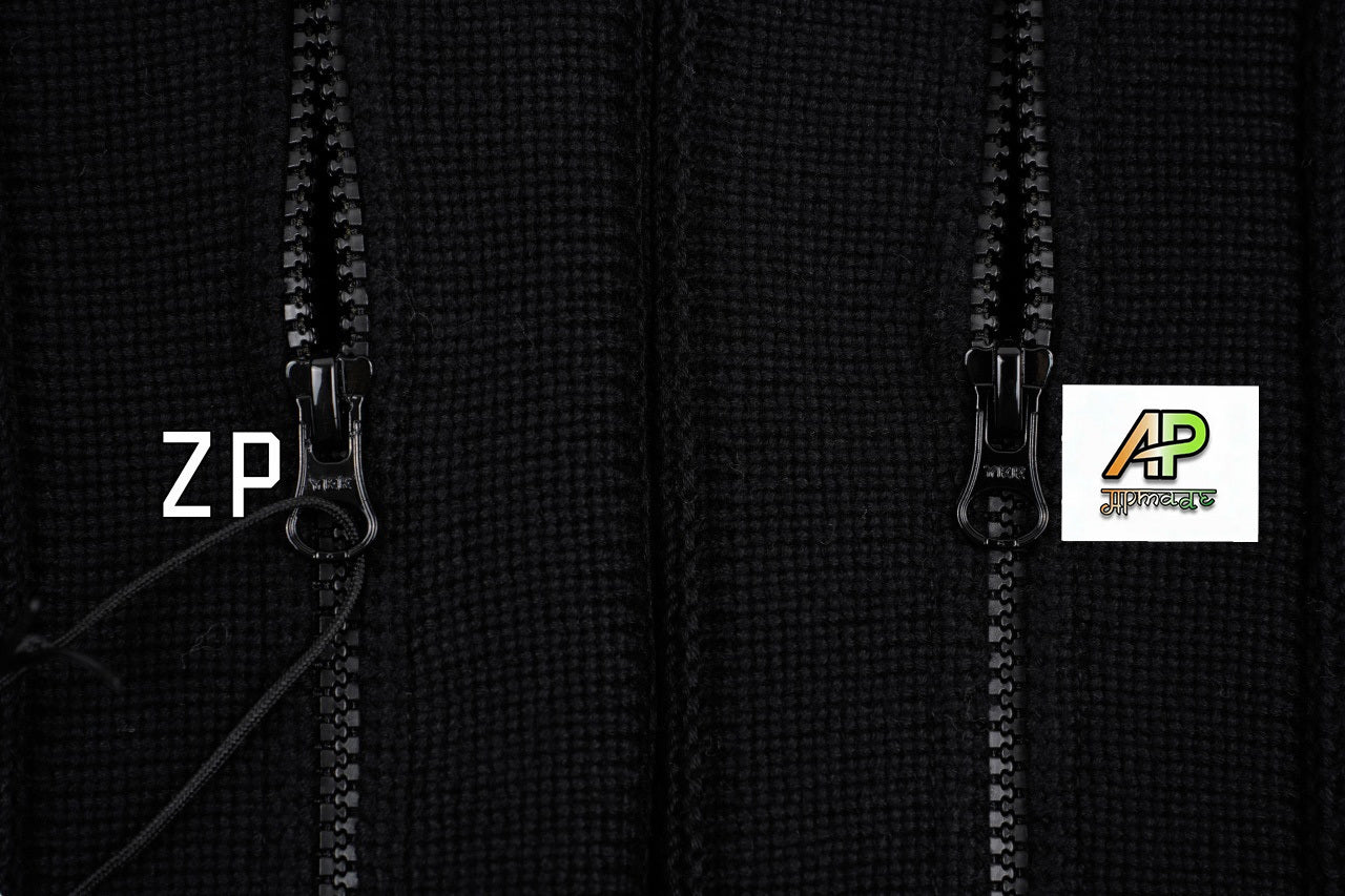 C.P. Company Sleeve Round Logo Knit Hooded Jacket