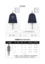 Celine Letter Embroidered Hoodie