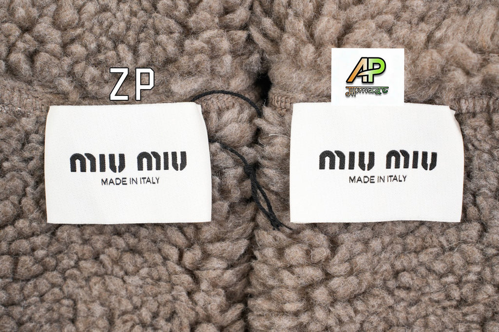 Miu Miu Small Label Merard Lambswool Coat