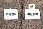 Miu Miu Small Label Merard Lambswool Coat
