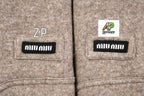 Miu Miu Small Label Merard Lambswool Coat