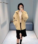 Miu Miu Small Label Merard Lambswool Coat